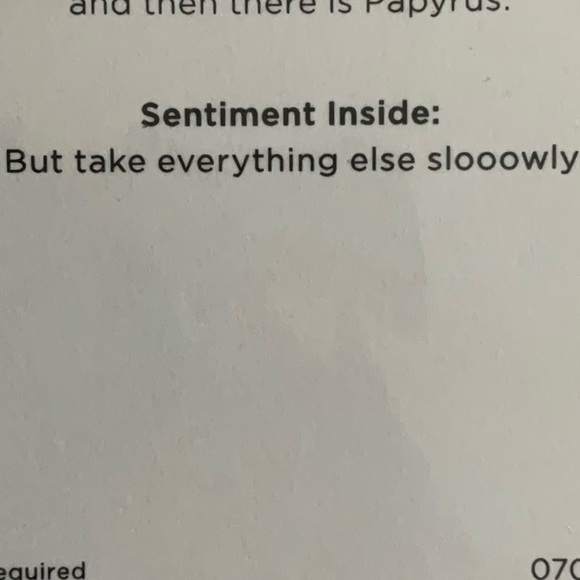 Papyrus Get Well Card - Picture 4 of 5